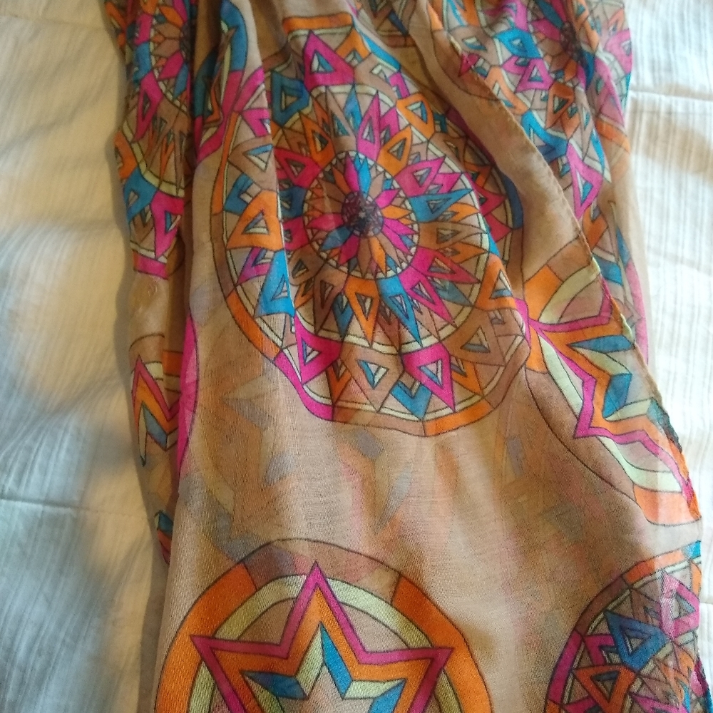Geometric Shapes Scarf
